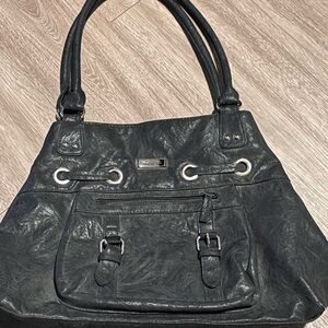 Authentic Reflections Grey Women's Shoulder Purse